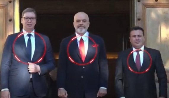 Mesazhi i ‘koduar’ që dhanë Rama, Vuçiq e Zaev me ngjyrën e kravatës 