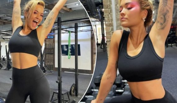 Rita Ora vë në pah linjat trupore nga palestra