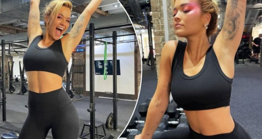 Rita Ora vë në pah linjat trupore nga palestra