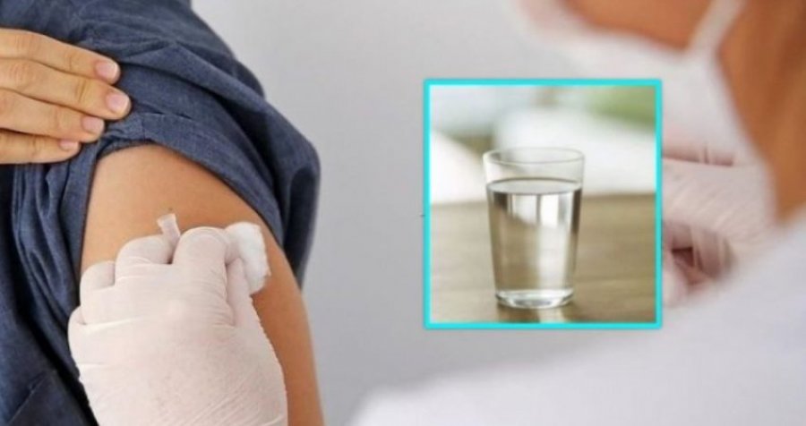 Rekomandohet ta pini një gotë ujë para vaksinimit kundër koronavirusit