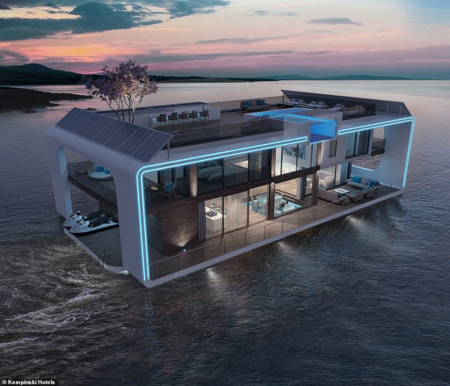 Hoteli që “noton” do të ndërtohet në Dubai