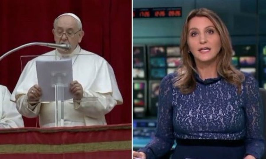 Gazetarja njofton live në lajme 'vdekjen' e Papës në Ditën e Krishtlindjes