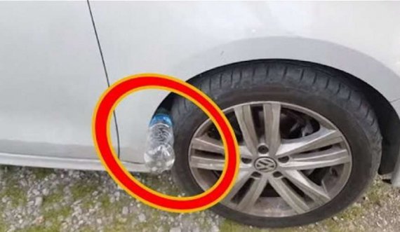 Si po i vjedhin veturat hajnat duke u vënë shishe plastike te rrotat
