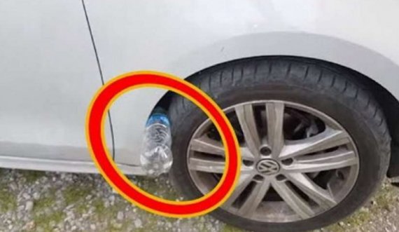 Si po i vjedhin veturat hajnat duke u vënë shishe plastike te rrotat