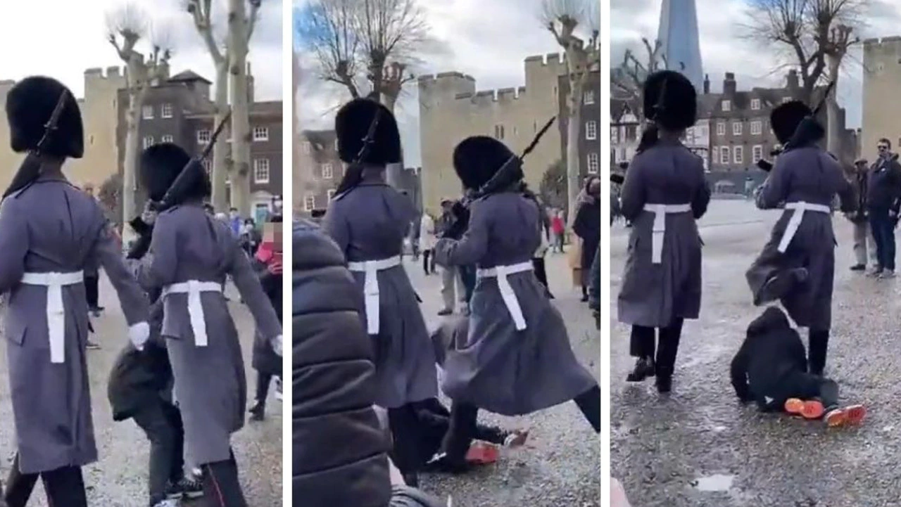 Video bëhet virale/ Garda Mbretërore shkel fëminë dhe vazhdon rrugën sikur nuk kishte ndodhur asgjë