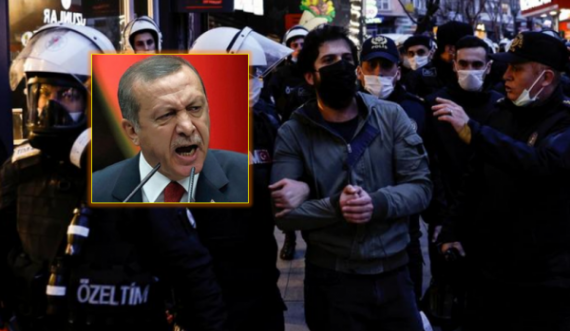 Erdogani i quan terroristë studentët që po protestojnë, paralajmëron shtypje