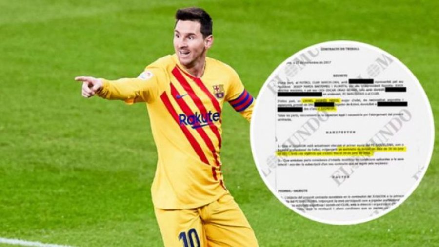 Zbulohen të gjitha detajet nga mega kontrata e Messit – pavarësia e Katalunisë në mesin e tyre
