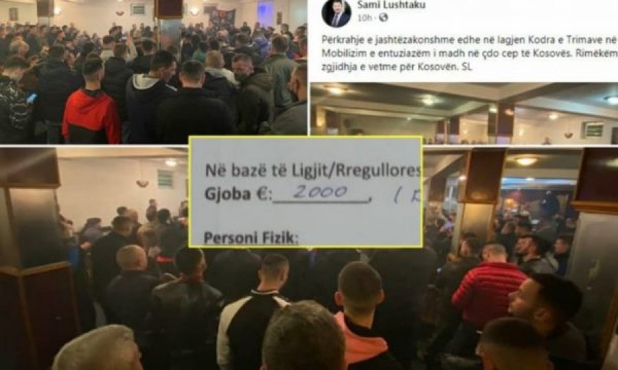 PDK’ja gjobitet përsëri me 2 mijë euro për mosrespektim të masave anti-COVID