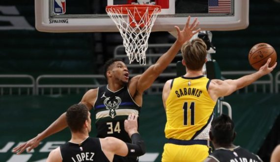 Philadelphia 76ers mposhtin Hornets, “triple-double” i Antetokounmpos ndaj Pacers
