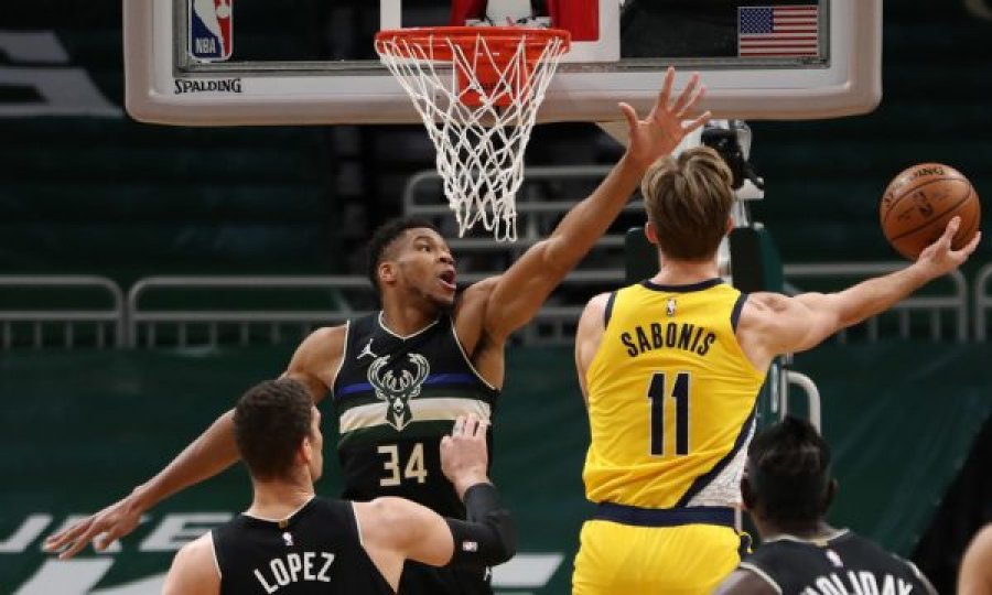 Philadelphia 76ers mposhtin Hornets, “triple-double” i Antetokounmpos ndaj Pacers