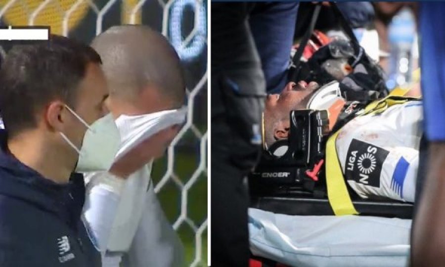 Momente paniku, përplasje e rëndë mes futbollistëve – Pepe shpërthen në lot!