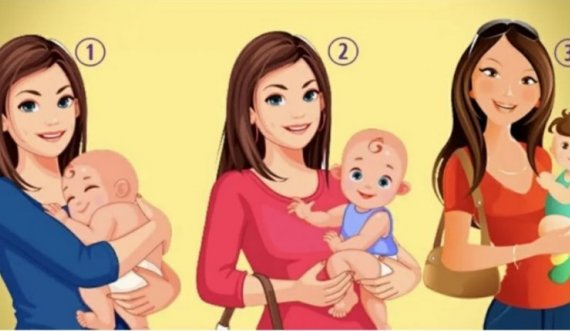 Test personaliteti: Cila nga këto gra mban në dorë fëmijën e një tjetre?