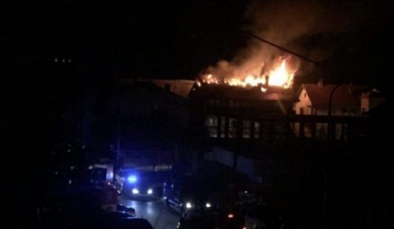 Policia jep detaje për shtëpinë që u përfshi nga zjarri në Prishtinë, një person i lënduar