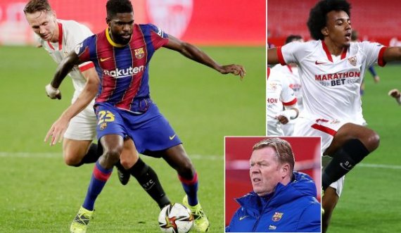 Koeman e mbron Umtitin pas gabimeve në humbjen e Barcelonës