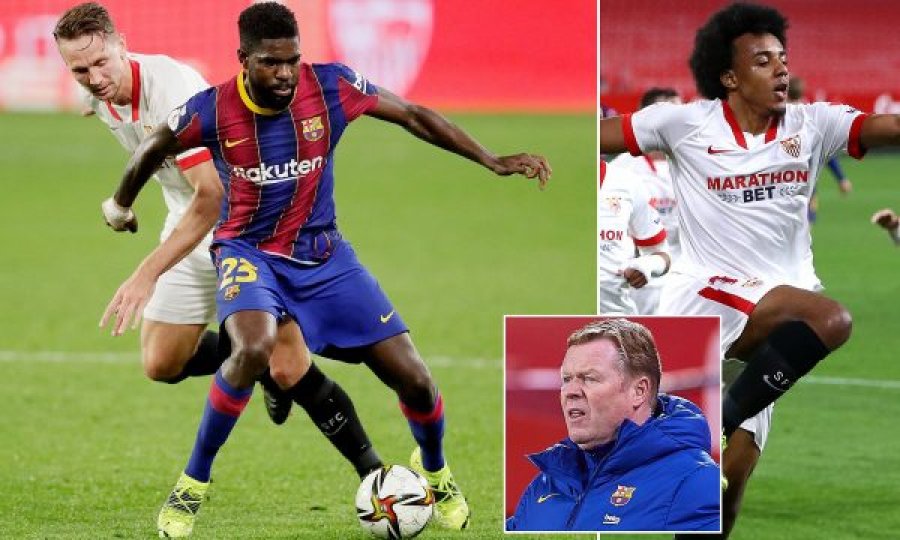 Koeman e mbron Umtitin pas gabimeve në humbjen e Barcelonës