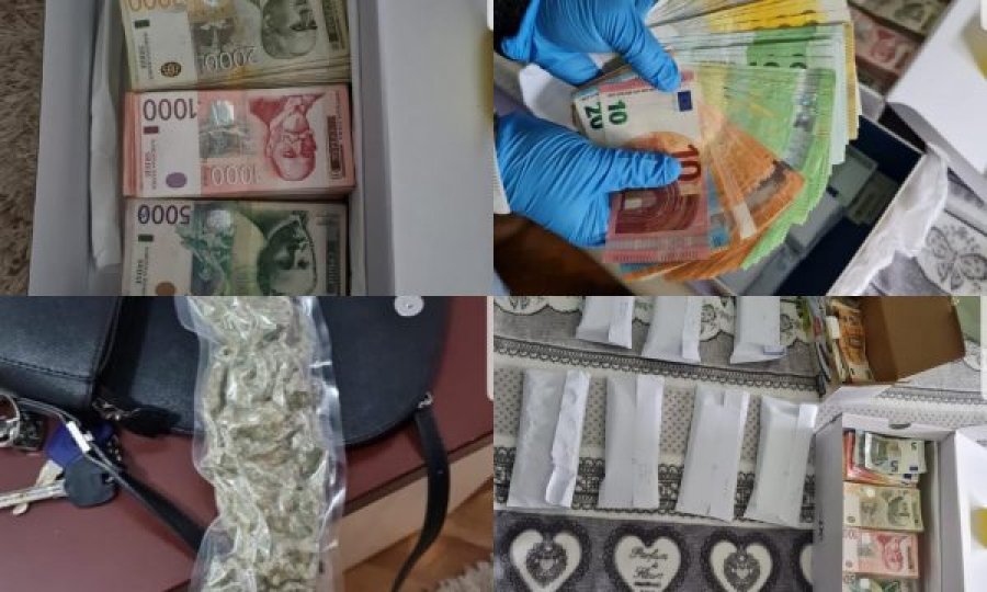 Policia në aksion , konfiskohet drogë e mbi 135 mijë euro