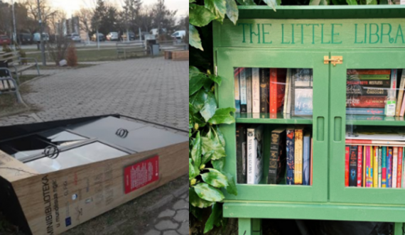 Në Prishtinë shkatërrohen, në Britani ka minibiblioteka edhe në oborret e shtëpive