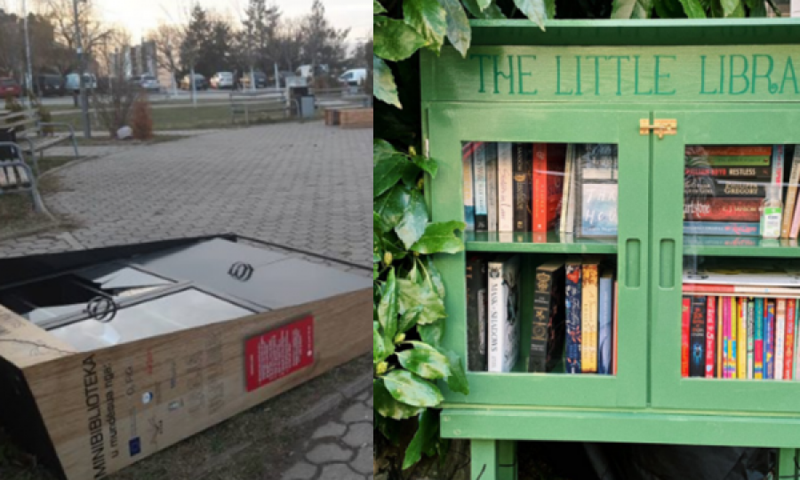 Në Prishtinë shkatërrohen, në Britani ka minibiblioteka edhe në oborret e shtëpive