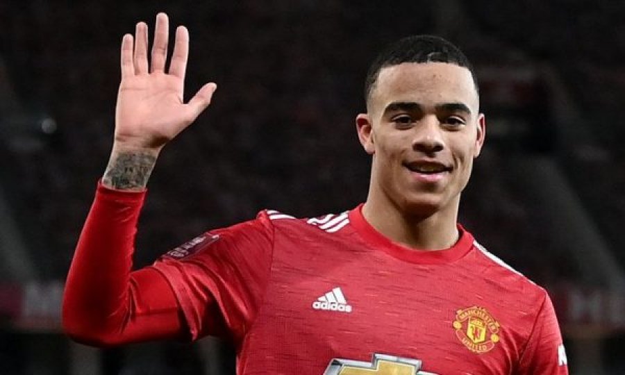 Manchester United e blindon Mason Greenwoodin