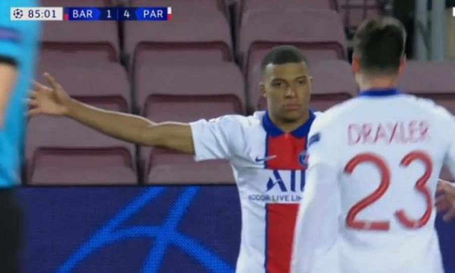 Mbappe me gol të mrekullueshëm kompleton het-trikun