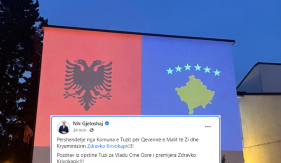 Kryetari i Tuzit Nik Gjeloshaj uron Kosovën për Ditën e Pavarësisë