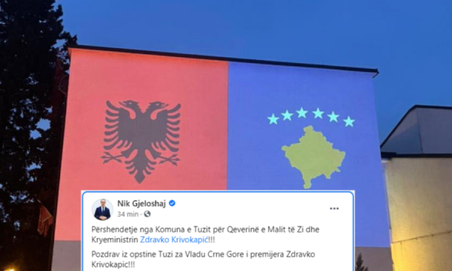 Kryetari i Tuzit Nik Gjeloshaj uron Kosovën për Ditën e Pavarësisë