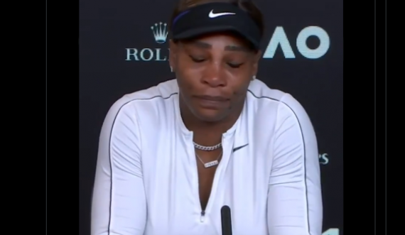 Serena Williams shpërthen në lot, pas eliminimit nga Australian Open