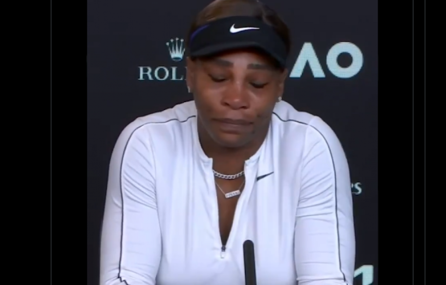 Serena Williams shpërthen në lot, pas eliminimit nga Australian Open