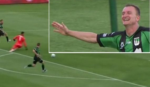 Besart Berisha shpërthen me dy gola në Australi