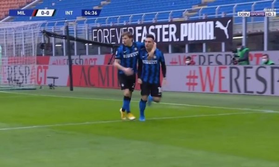 Zhbllokohet derbi, Inter kalon në epërsi