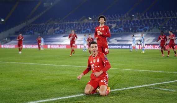 Jamal Musiala shkruan historinë me golin në Champions League