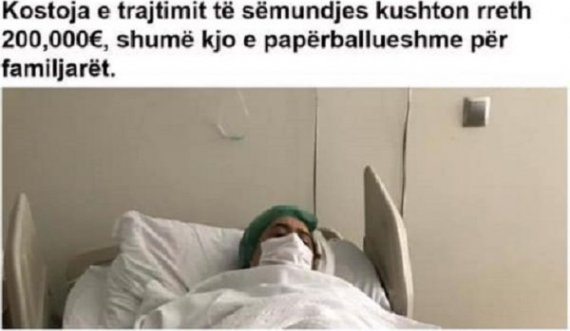 Zymrie Dakaj nga Klina është diagnostikuar me leukemi akute, ka nevojë për ndihmë financiare