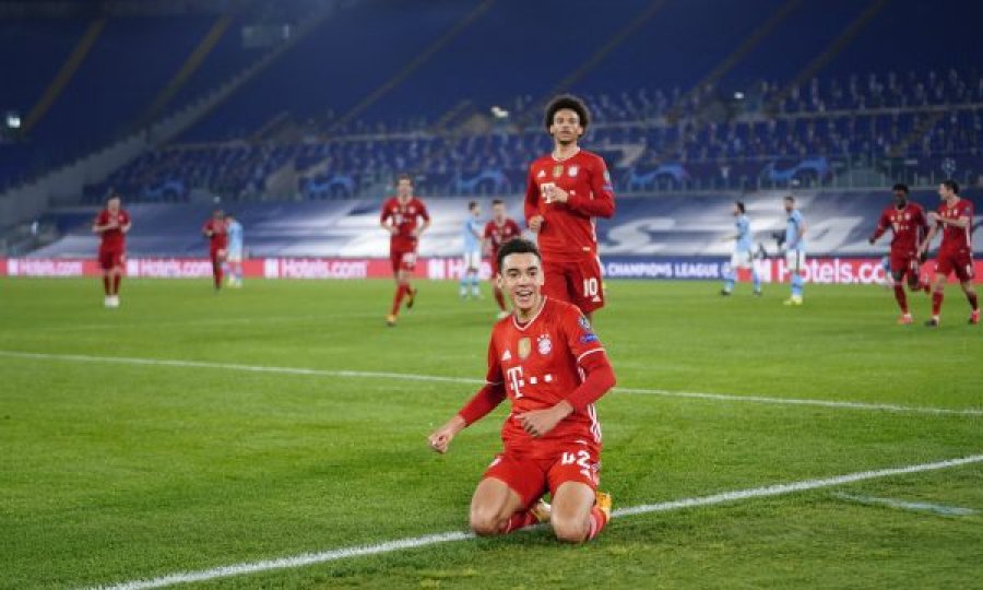 Jamal Musiala shkruan historinë me golin në Champions League