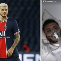 Mauro Icardi alarmon tifozët, shfaqet në shtrat me maskë oksigjeni