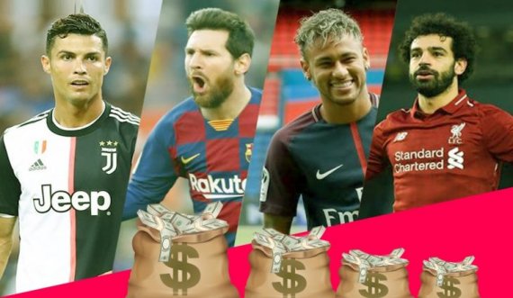 Lojtarët më të paguar në botë në futboll për vitin 2020: Messi triumfon, Mbappe vazhdon të ngrihet