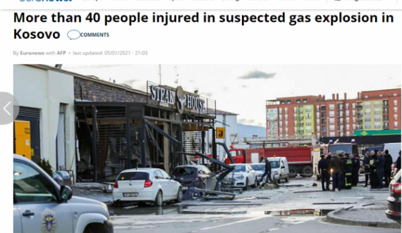 Shpërthimi në Ferizaj lajm edhe në mediat e botës