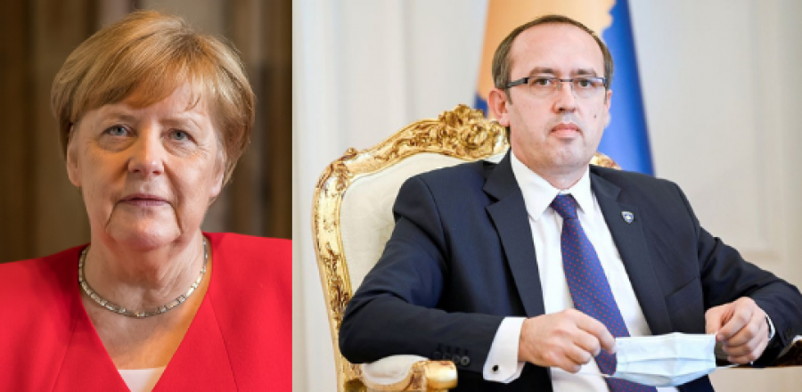 Angela Merkel i konfirmon Hotit mbështetjen për Kosovën