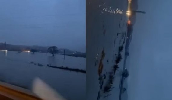 Vërshimet bëjnë të pakalueshme disa rrugë në Drenas