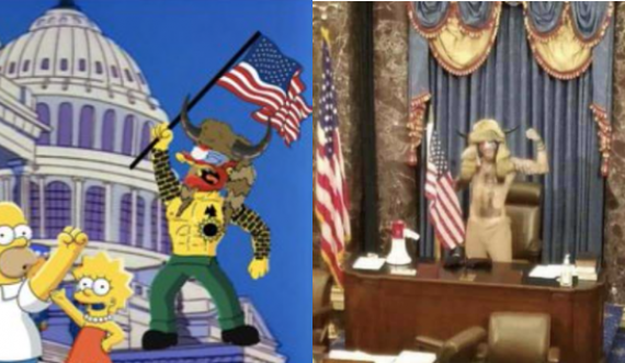 “The Simpsons” godasin sërish, a e parashikuan ata protestën e fundit në SHBA?
