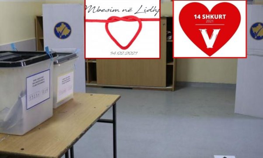 Shën Valentini pjesë e fushatës, aktivistët e LVV-së dhe LDK-së bëjnë thirrje me zemra
