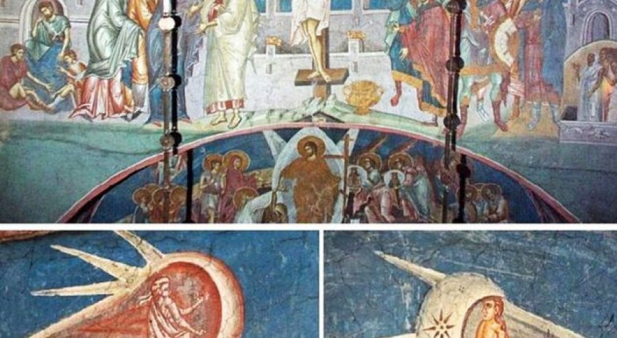 Pikturat në Kishën e Deçanit, zbulojnë shenja UFO-sh