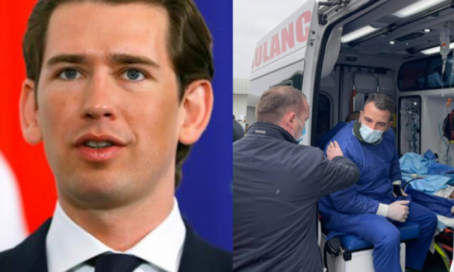 Sebastian Kurz flet për ndihmën që po u jepet të lënduarve nga shpërthimi në Ferizaj