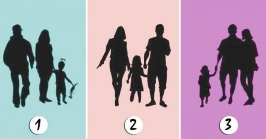 Cili nga këto tre imazhe nuk është familje? Përgjigjja juaj zbulon diçka për ju