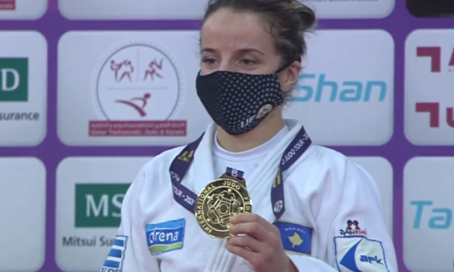 Distria Krasniqi e fiton medaljen e artë në Mastersin e Dohas në Katar