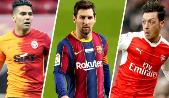 Messi, Ronaldo, Ozil dhe yjet e tjera që shpresojnë të luajnë në MLS