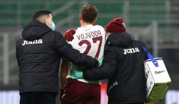 Torino konfirmon se Mërgim Vojvoda u lëndua kundër Milanit