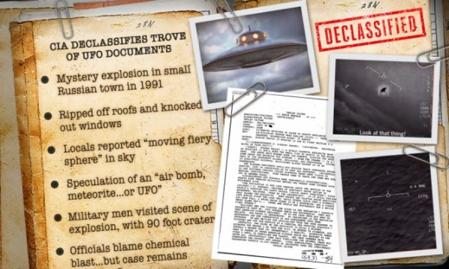 Publikohen dokumentet e CIA-s për UFO-t
