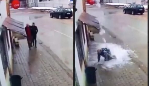 Fat në fatkeqësi: Qytetarit nga Kamenica i bie bora në kokë, e rrëzon përtokë