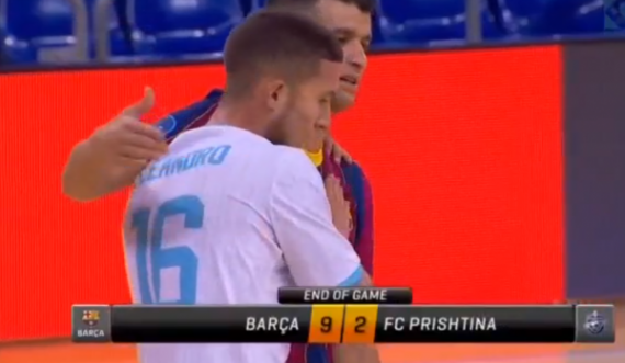 Barcelona e mposht Prishtinën me rezultat 9-2