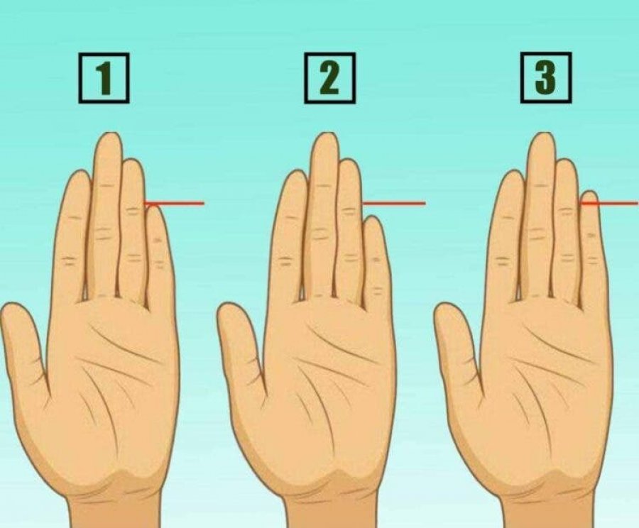 Test: Gjatësia e gishtit të vogël të dorës zbulon tipare të karakterit tënd